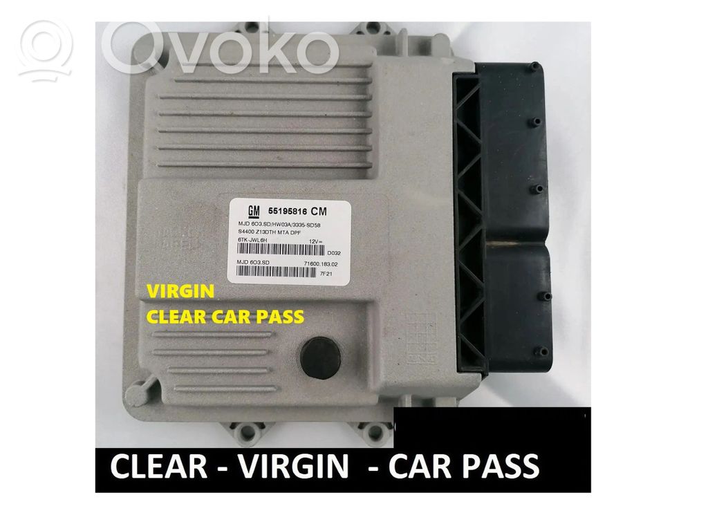 Opel Corsa D Engine control unit/module ECU 