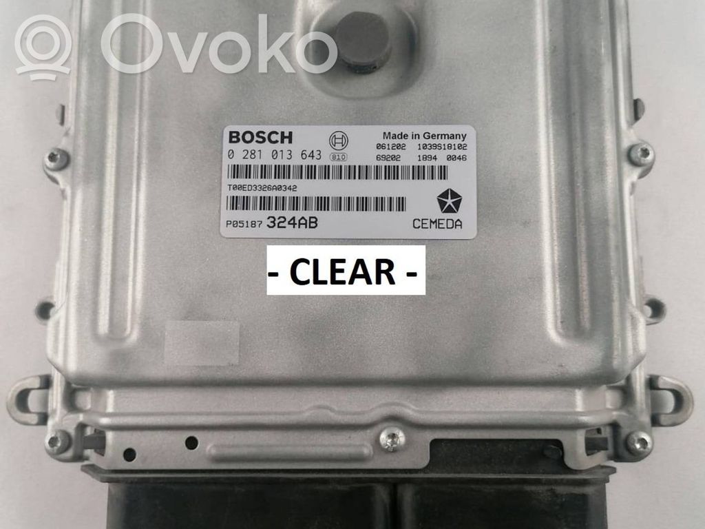 Jeep Grand Cherokee (WK) Engine control unit/module 