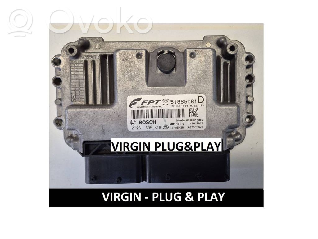 Engine control unit/module ECU   51865081D,1039S35678,0261S05818