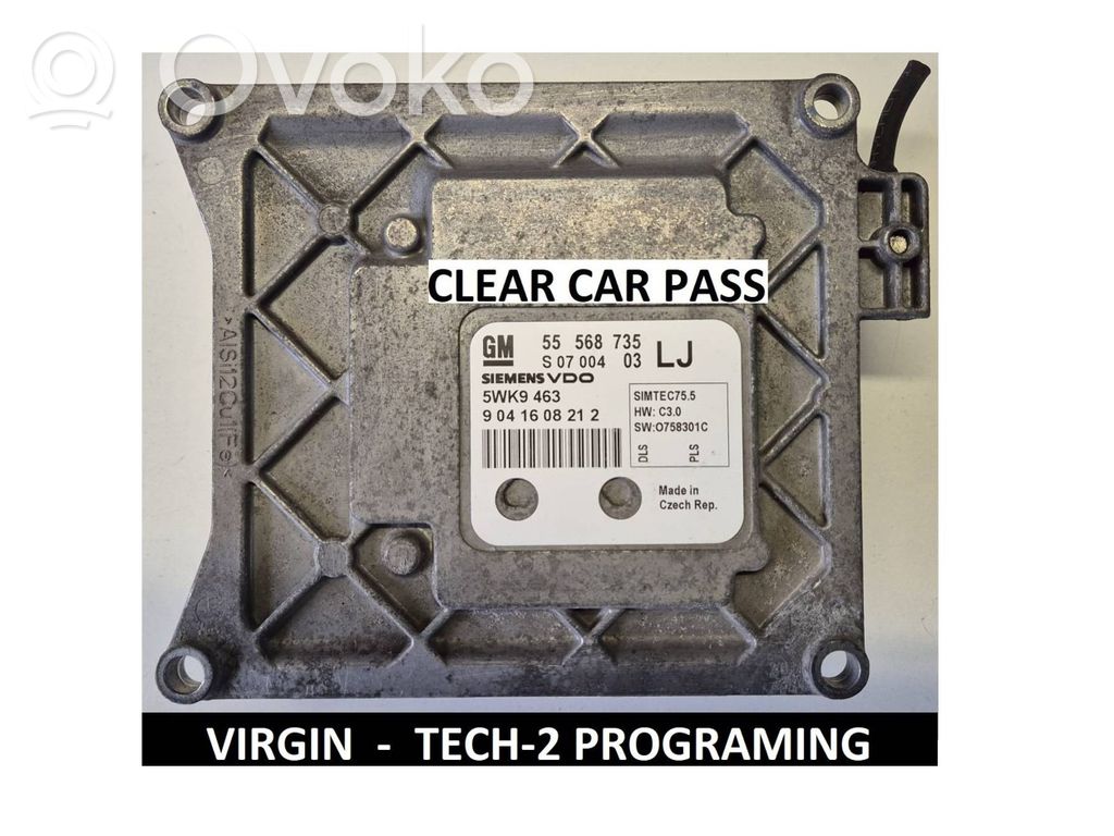 Opel Zafira B Engine control unit/module 