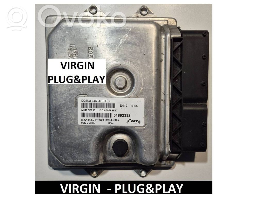 Engine control unit/module   MJD8F2D1,51892332,S8S90HP5