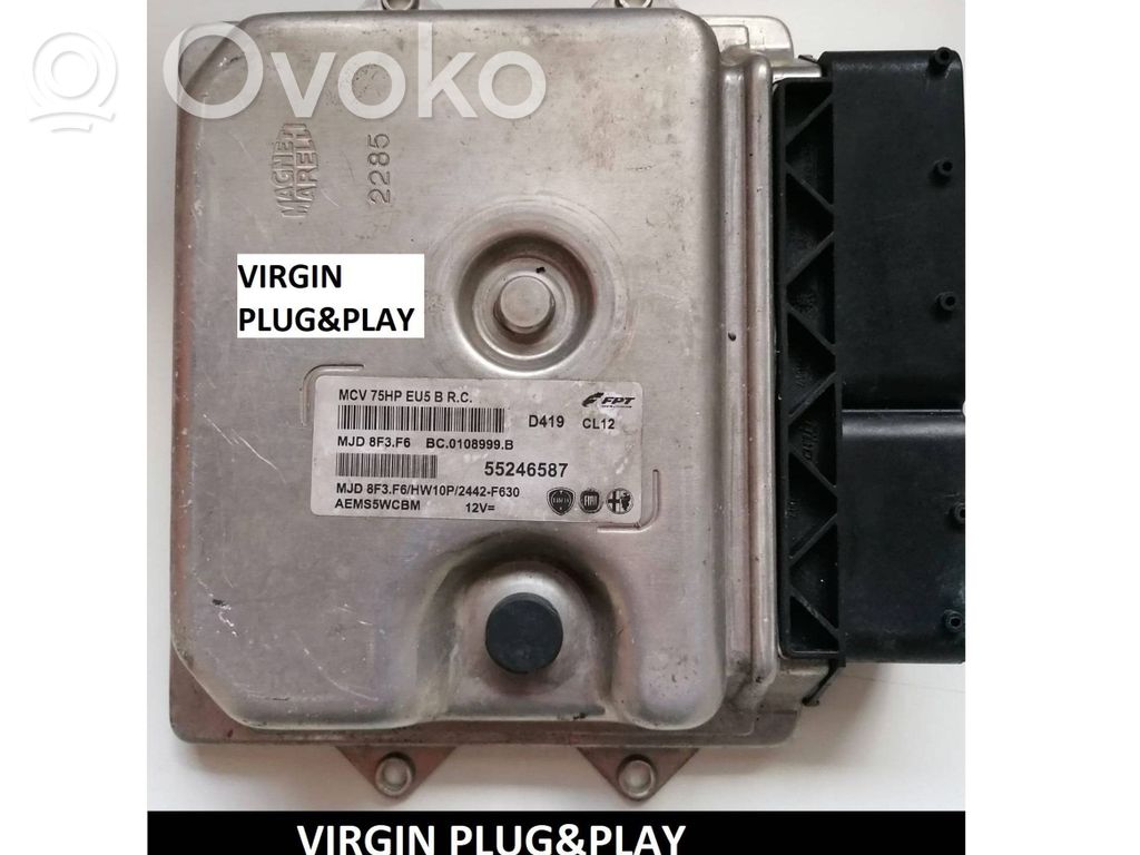 Engine control unit/module   55246587,MJD8F3F6,MJD8F3F6