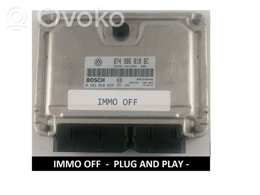 Engine control unit/module   074906018BC,0281010639