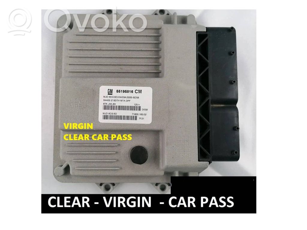 Opel Corsa D Engine control unit/module 