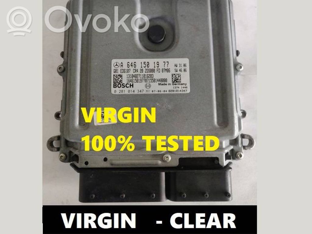 Engine control unit/module   0281014347,A6461501977