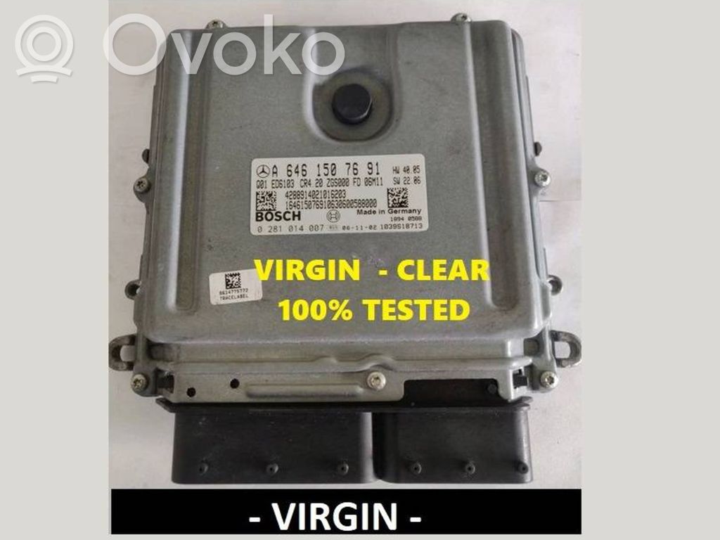 Mercedes-Benz Vito Viano W639 Engine control unit/module 