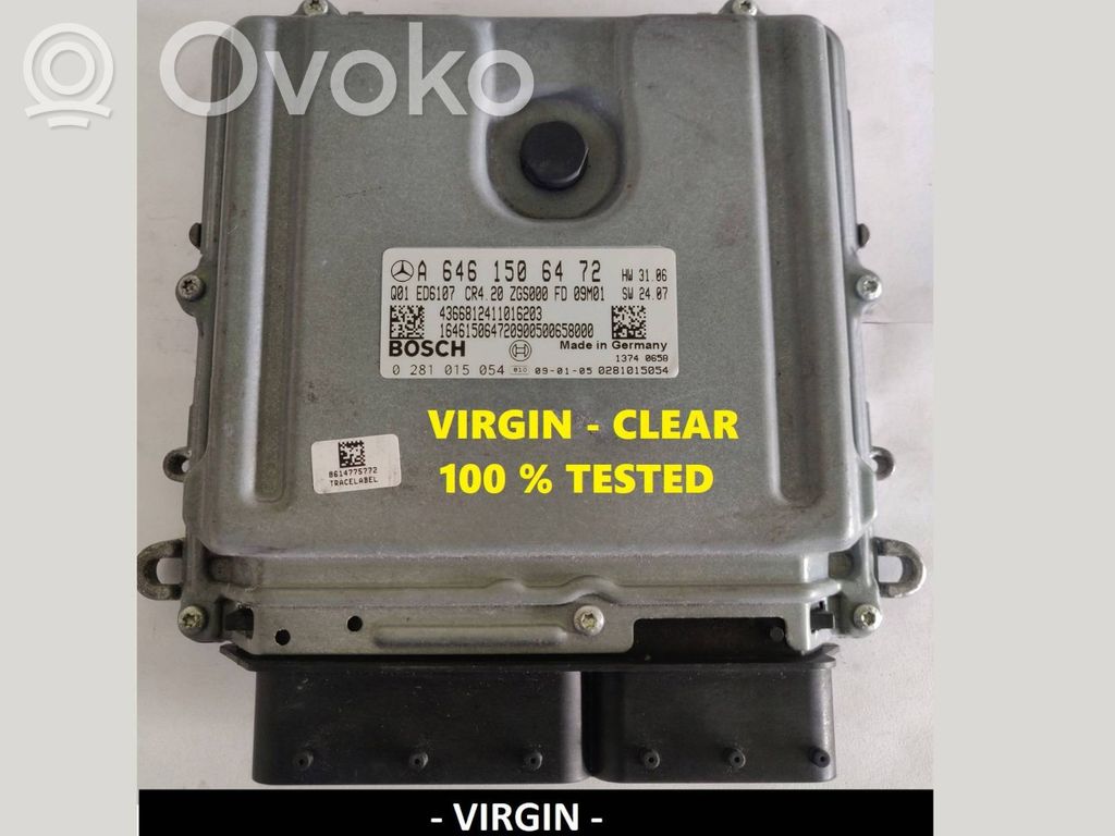 Mercedes-Benz Vito Viano W639 Engine control unit/module 