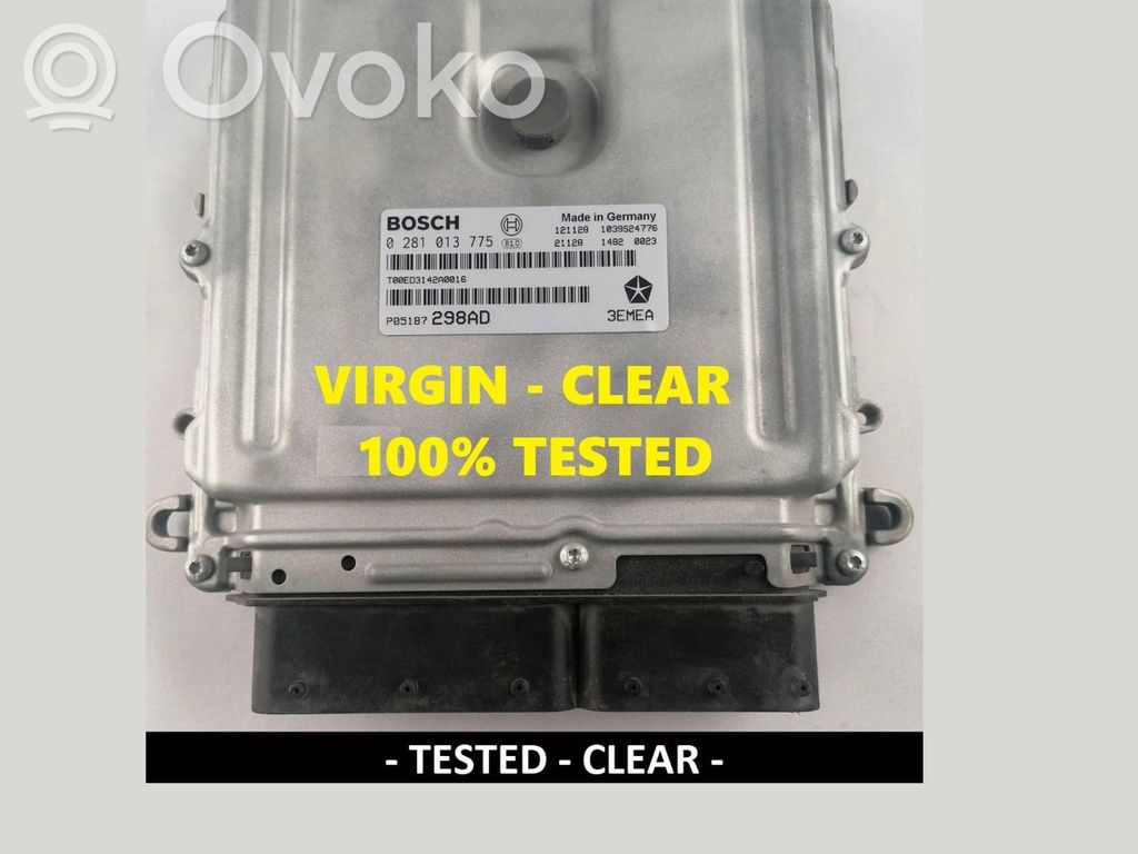 Engine control unit/module ECU   0281013775,P05187298AD