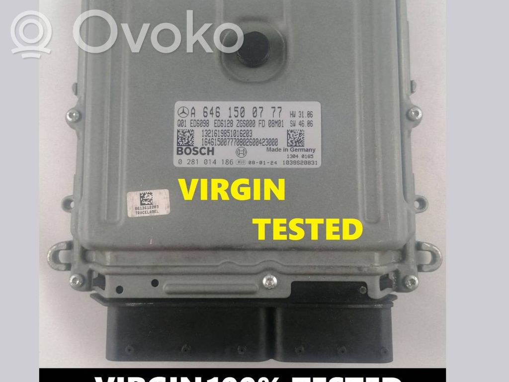 Mercedes-Benz Sprinter W906 Komputer / Sterownik ECU silnika 