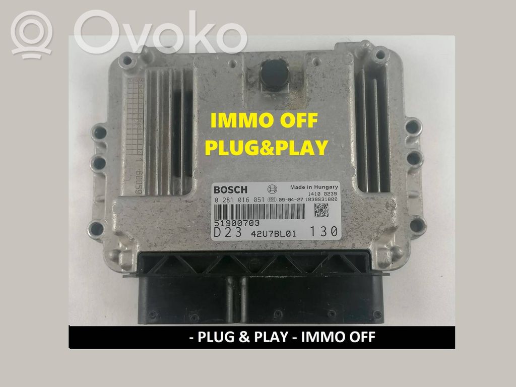 Fiat Ducato Engine control unit/module ECU 