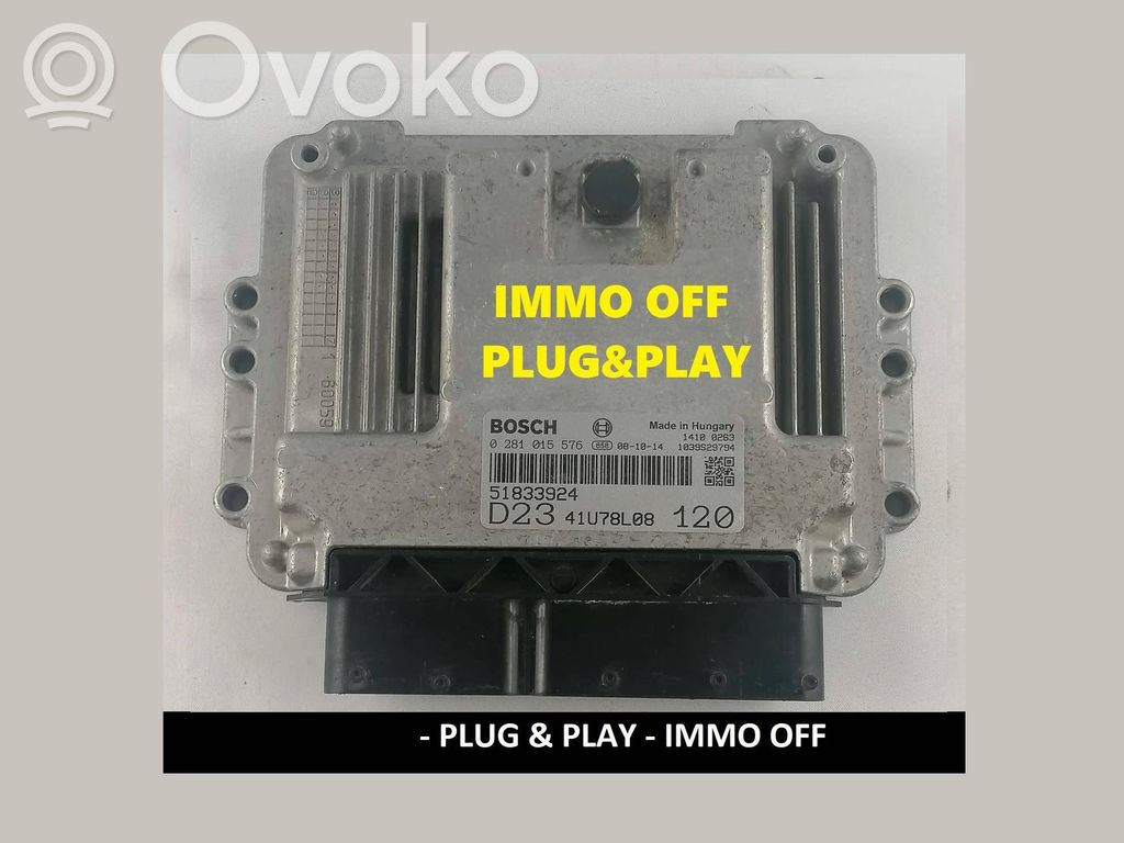 Engine control unit/module   51833924,0281015576,41U78L08