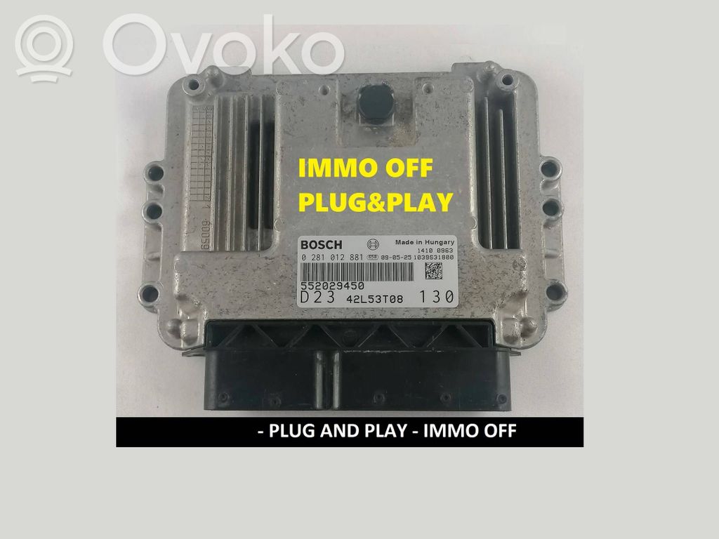 Engine control unit/module   552029450,0281012881,42L53T08