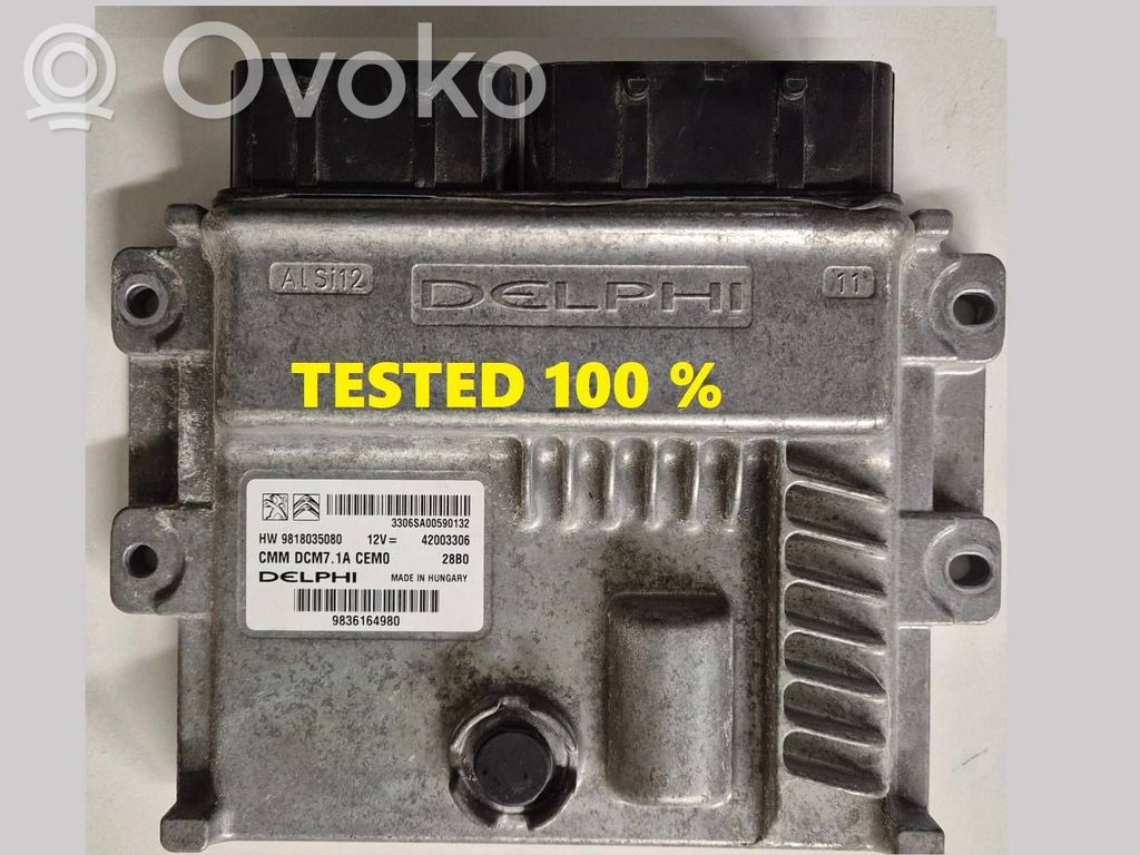 Peugeot 3008 II Engine control unit/module 