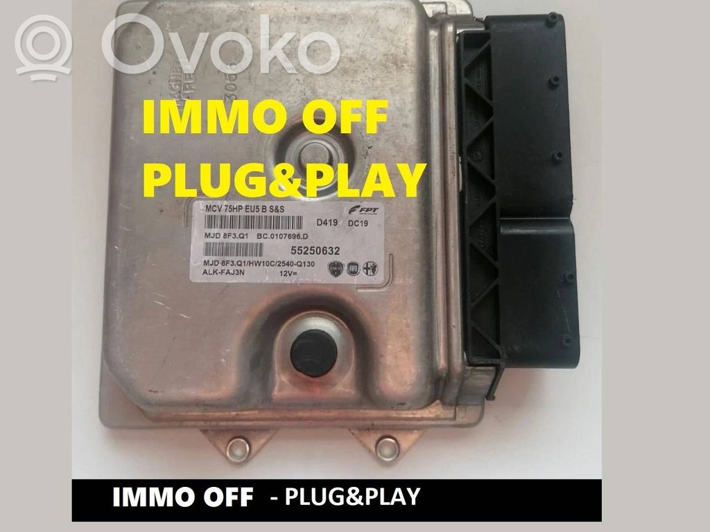 Engine control unit/module ECU   55250632,BC0107696D