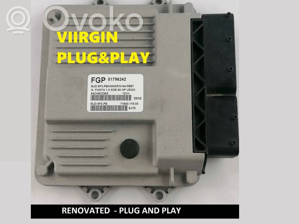Fiat Punto (188) Sterownik / Moduł ECU 