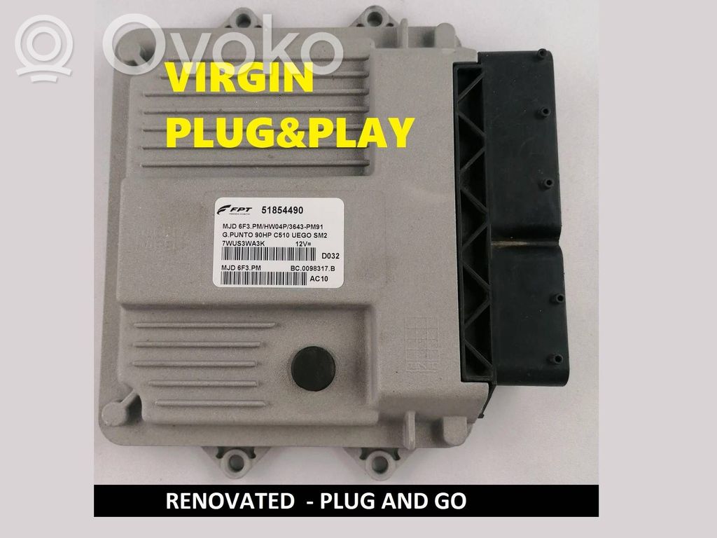 Fiat Punto Evo Engine control unit/module 
