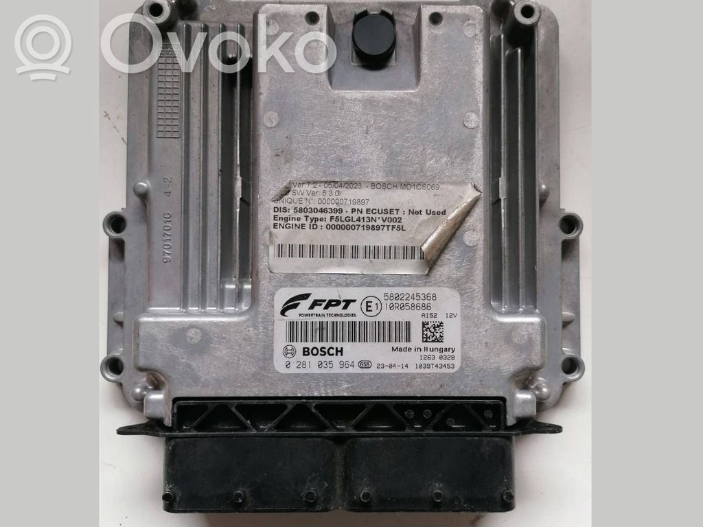 Iveco Daily 5th gen Engine control unit/module ECU 