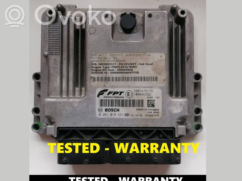 Iveco Daily 5th gen Engine control unit/module 