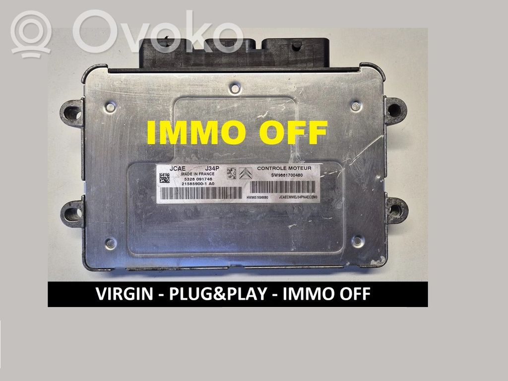Peugeot 207 Engine control unit/module 