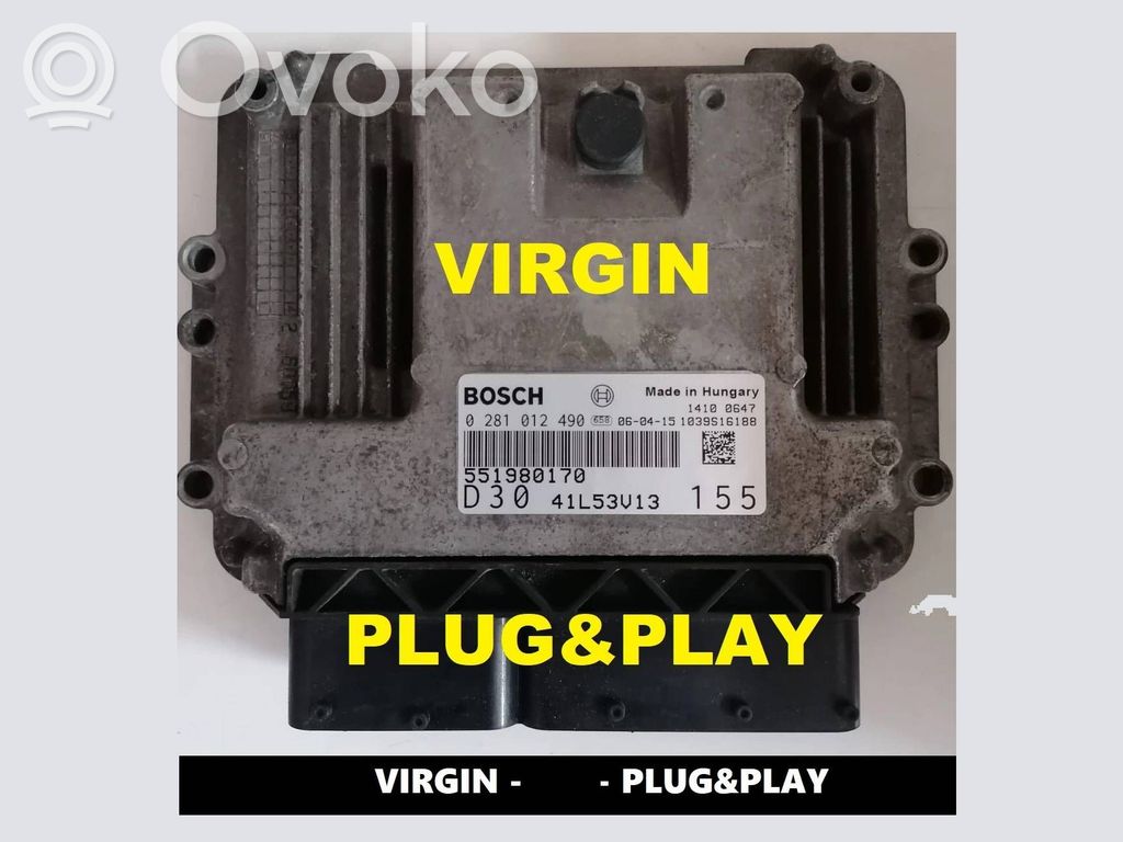 Fiat Ducato Engine ECU kit and lock set 