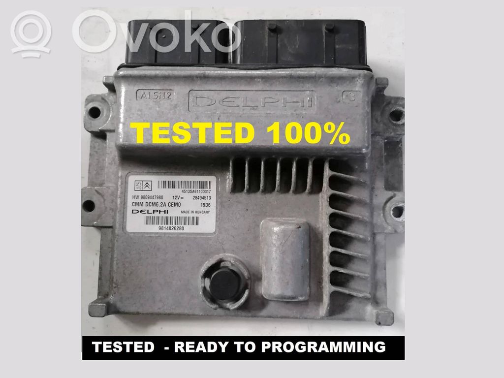 Engine control unit/module   28494513,9814826280,HW9809447980