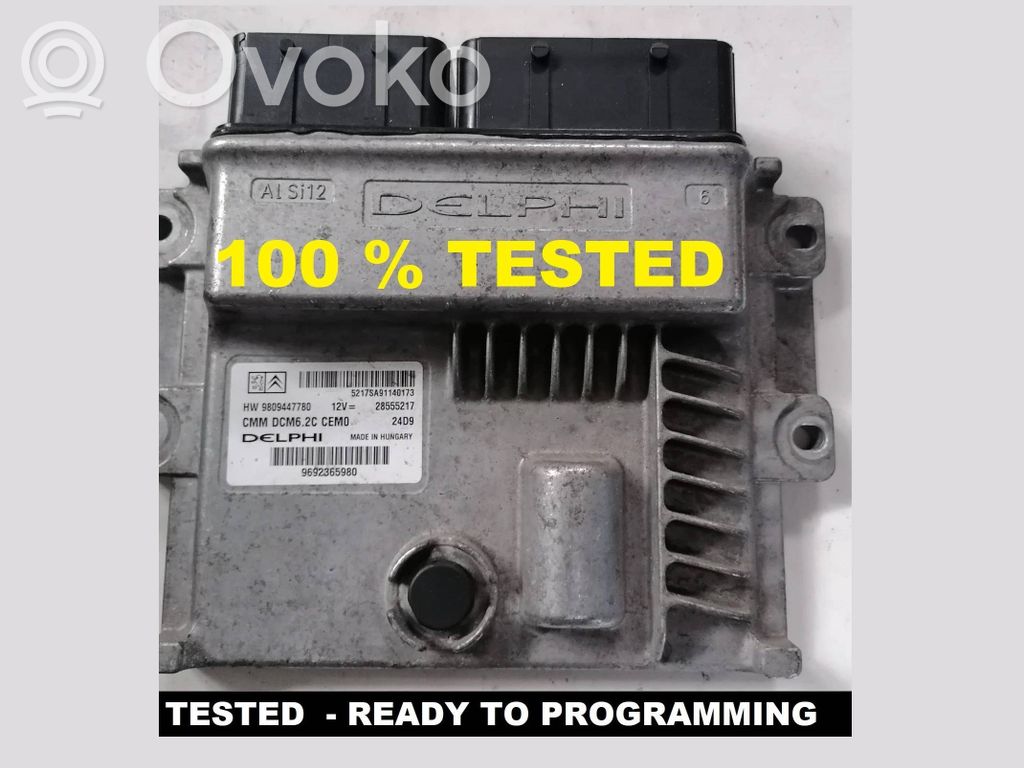 Engine control unit/module ECU   28555217,9692365980,HW9809447780