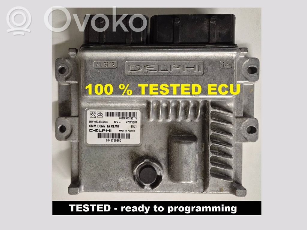 Citroen Jumpy Engine control unit/module 