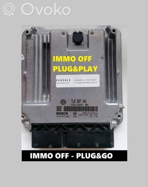 Volkswagen Touareg I Engine control unit/module 
