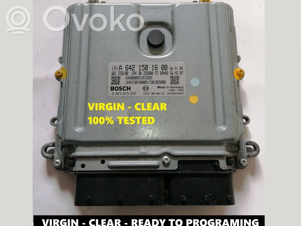 Mercedes-Benz ML W164 Komputer / Sterownik ECU silnika 