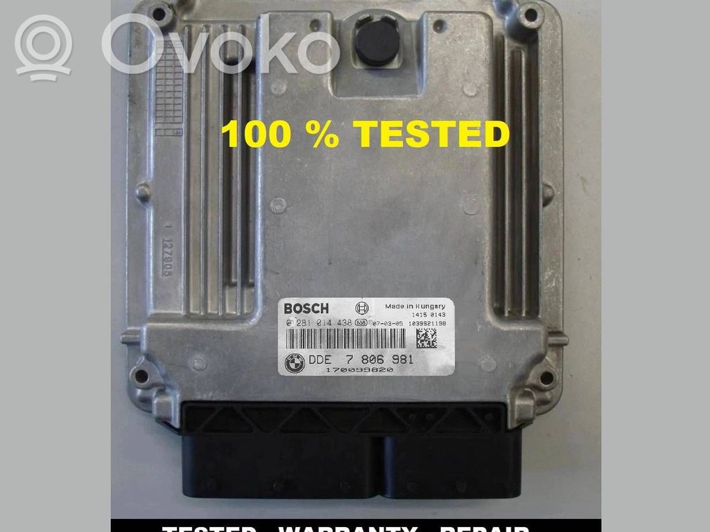 Engine control unit/module   0281014438,7806981,DDE7806981