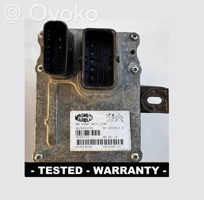 Gearbox control unit/module   9678905780,BC0101511E,P8300AA1