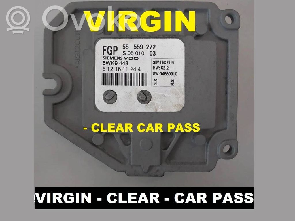 Engine control unit/module   55559272,5WK9443,5121611244