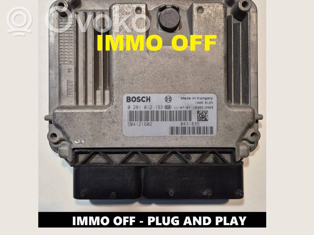 Engine control unit/module   0281012193,504121602