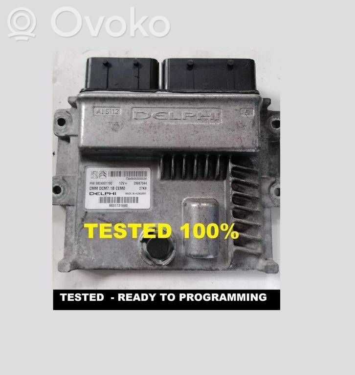 Engine control unit/module   28667344,9634801180,9831731680