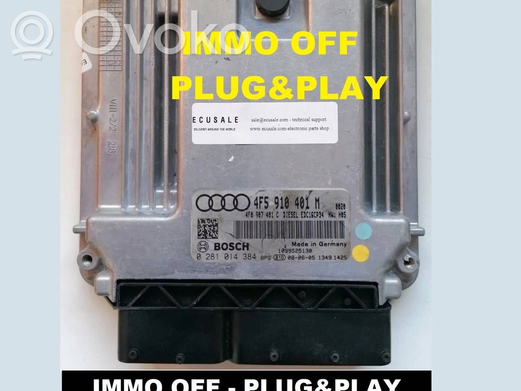 Audi A6 S6 C6 4F Unidad de control/módulo del motor 