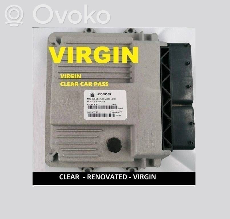 Engine control unit/module ECU   55568385,7160023800