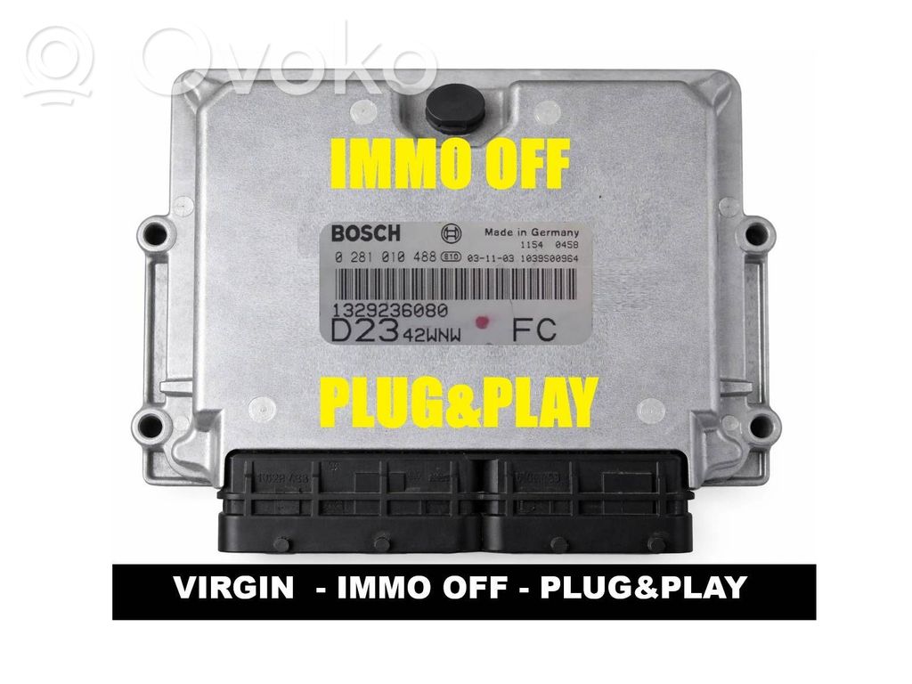 Engine control unit/module   0281010488,1329236080