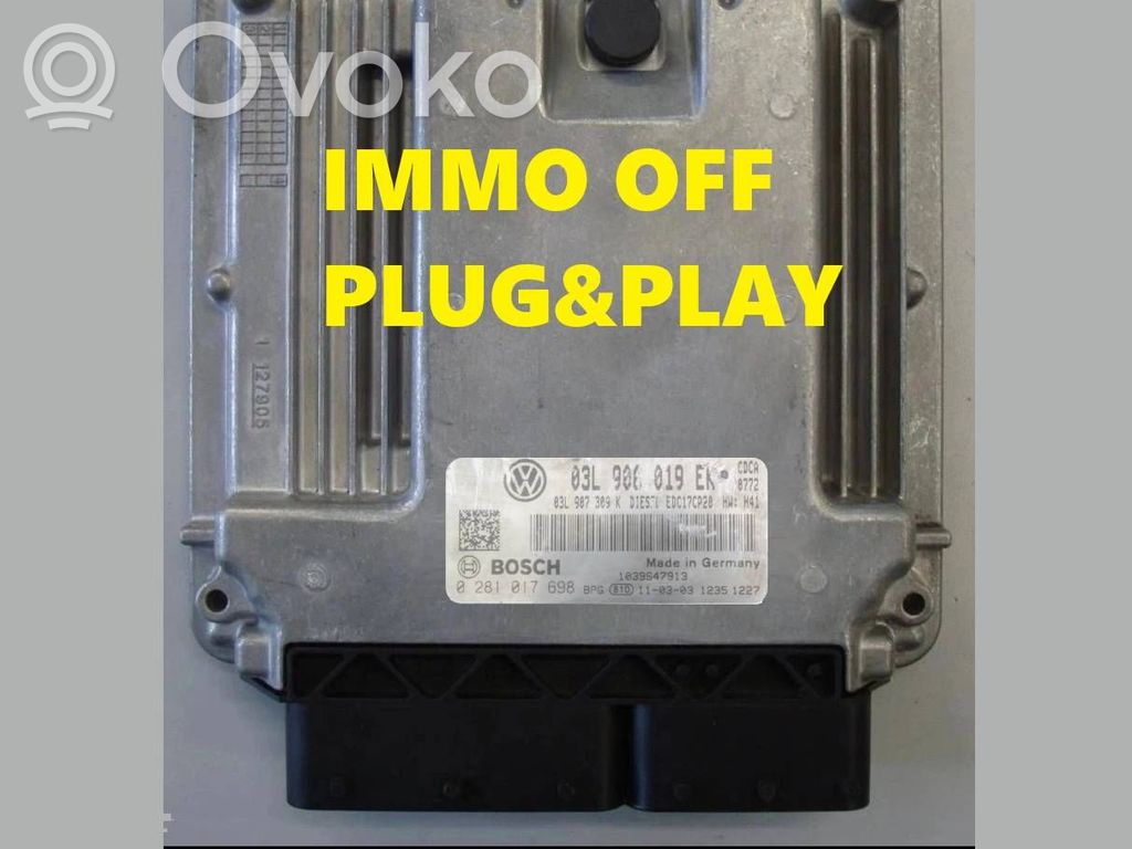 Engine control unit/module   0281017698,03L906019EK,03L907309K