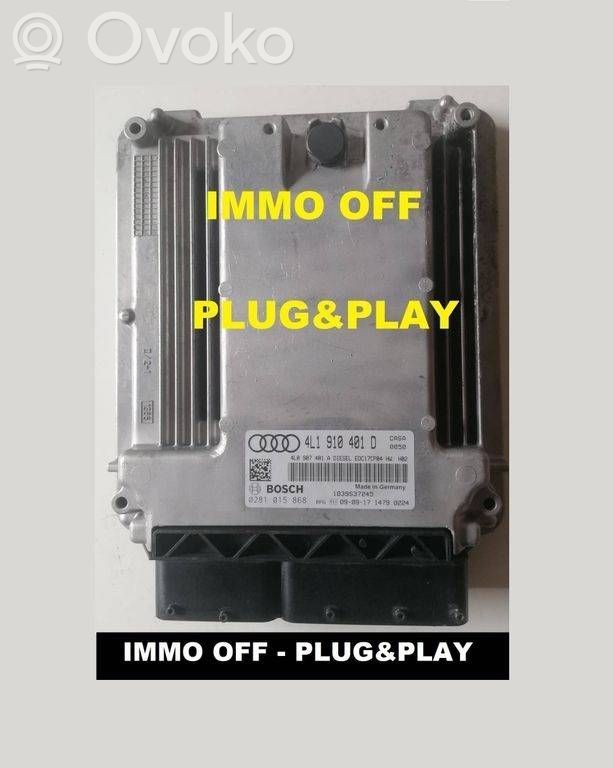 Engine control unit/module   4L1910401D,0281015868,4L0907401A