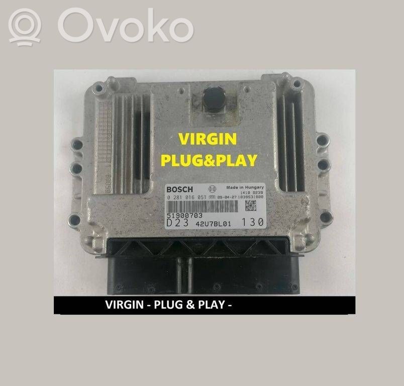 Engine control unit/module ECU   51900703,0281016051,42U7BL01