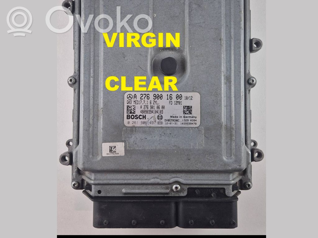 Engine control unit/module   0261S06497,A2769001600