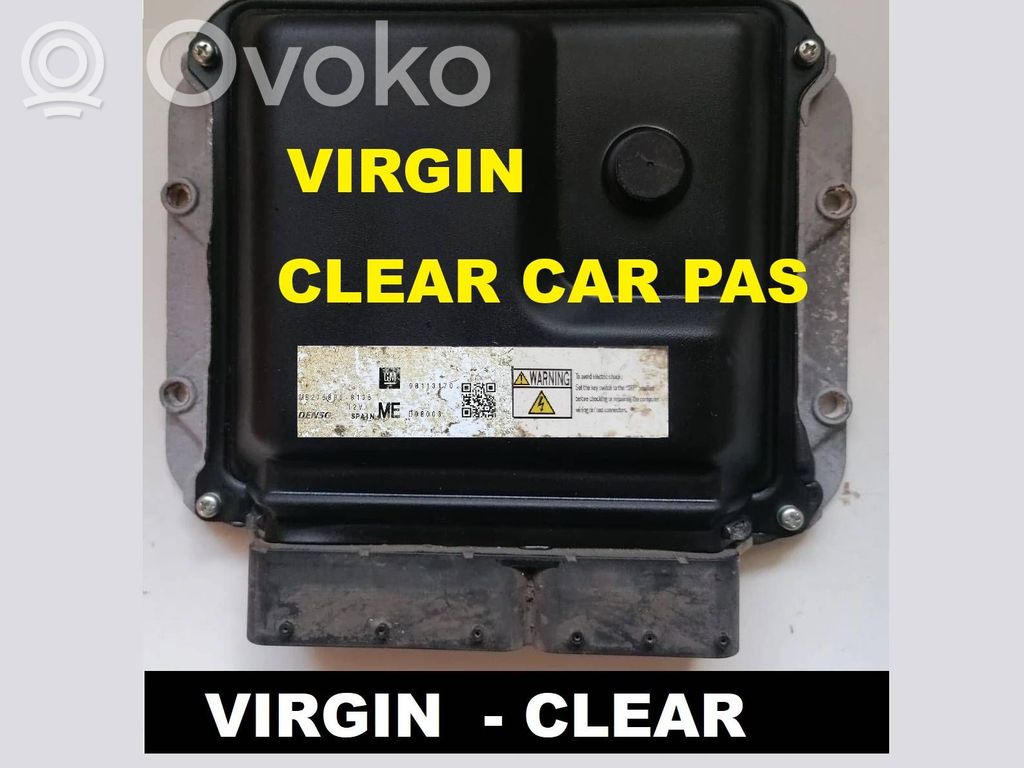 Opel Zafira B Engine control unit/module ECU 