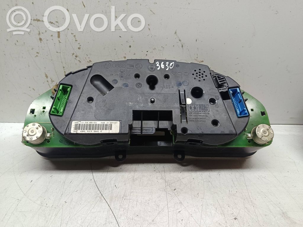 Audi A6 S6 C5 4B Speedometer (instrument cluster) 