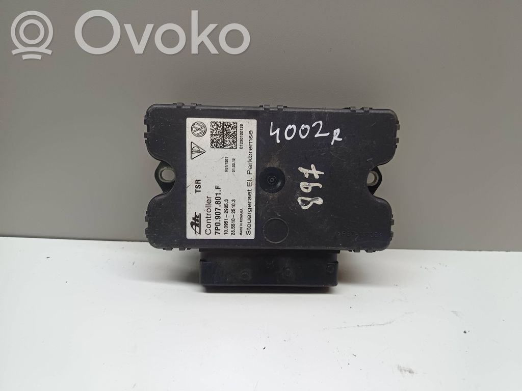 Module de commande de frein à main   7P0907801F,10095129053,28551025103