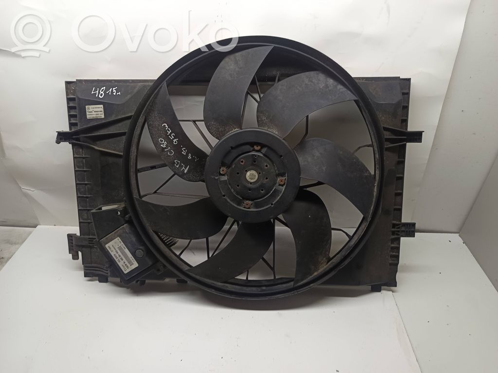 Mercedes-Benz C W203 Elektryczny wentylator chłodnicy 