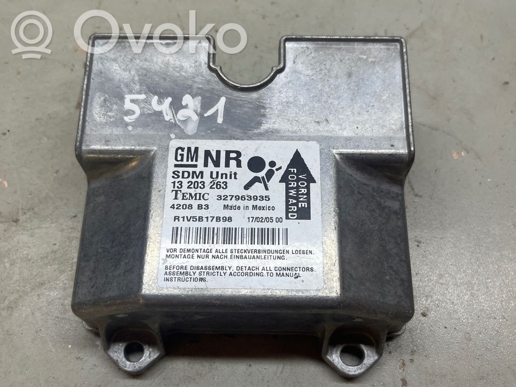 Opel Astra H Airbag control unit/module 