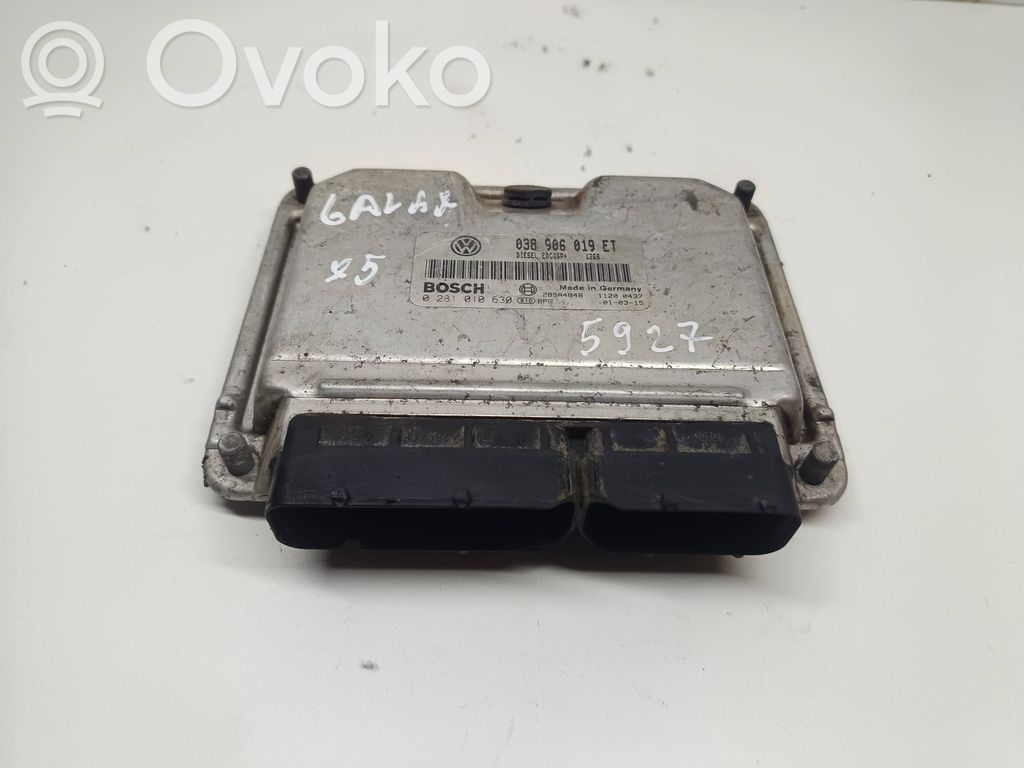 Engine control unit/module   038906019ET,0281010630,28SA4848