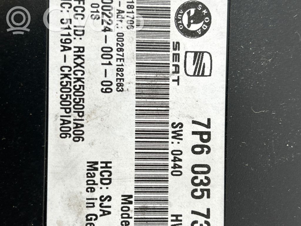 Volkswagen PASSAT CC Bluetooth control unit module 