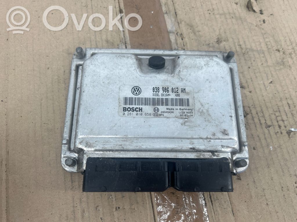 Engine control unit/module   038906012AM,28SA5436,0281010658