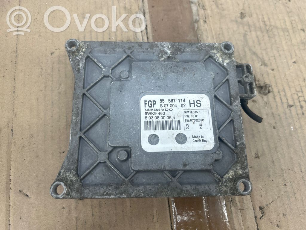 Engine control unit/module   55567114,5WK9460,8030800364